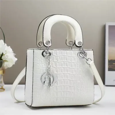 CROCODILE PATTERN SMALL SQUARE BAG 